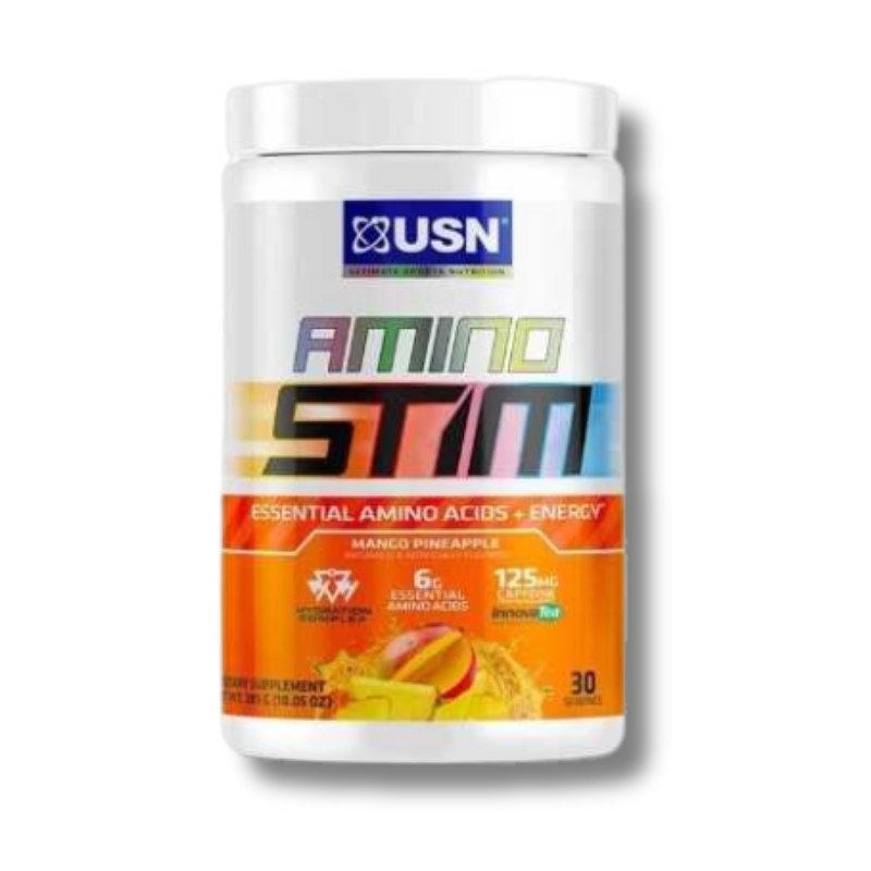 AMINO STIM mango Amino STIM - 285 grs / 30 servicios, mango pineapple - Imagen 1