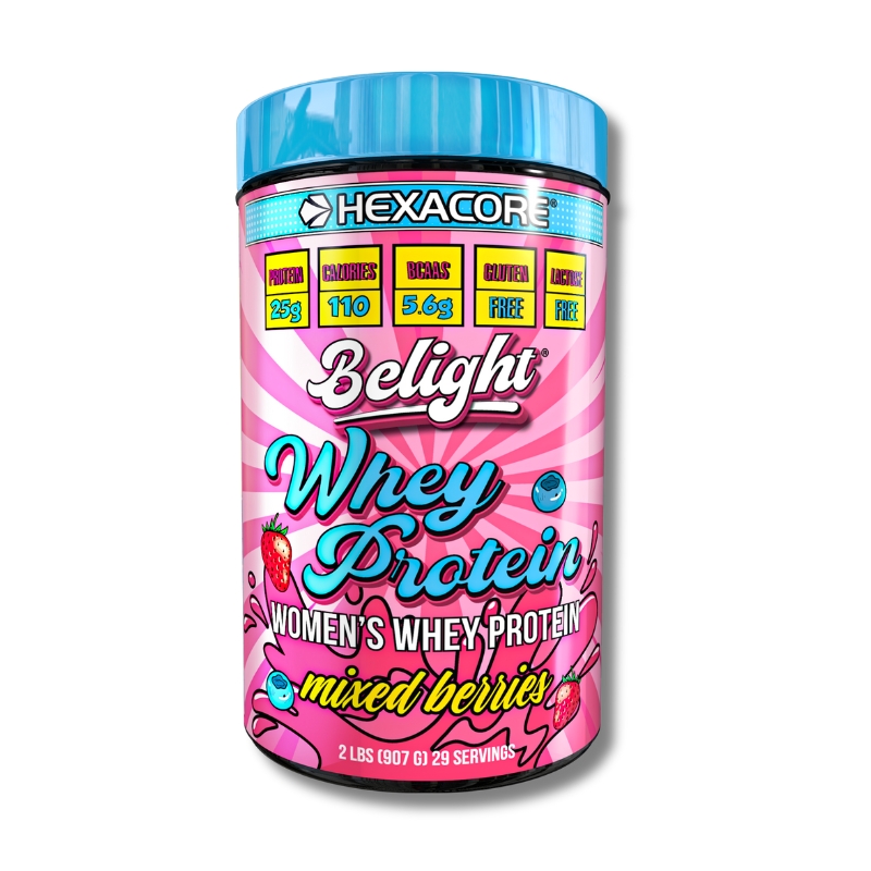 BELIGHT berries BELIGHT WOMEN`S Whey Protein - 2 lbs / 29 servicios, mixed berries - Imagen 1