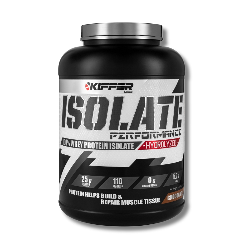 ISOLATE kiffer choco ISOLATE Performance Hydrolyzed - 5.8 lbs / 80 servicios, chocolate - Imagen 1