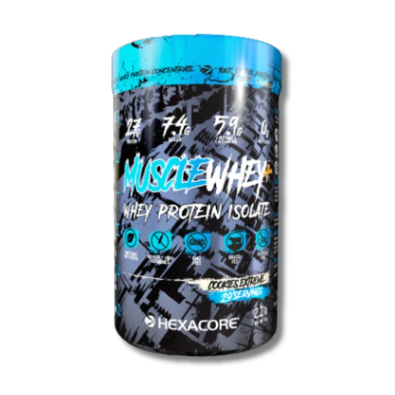 MW cookies 2 lbs Muscle Whey ISOLATE - 2.2 lbs / 29 servicios, cookies extreme - Imagen 1