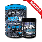 AHORRO PACK 13: Muscle Whey ISOLATE – 4.8 lbs, sabores + 100% PURE Creatina Micronized – 300 grs, unflavored
