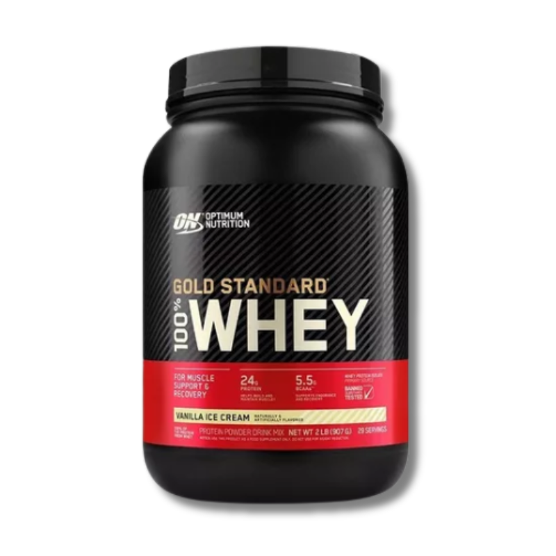 GOLD STANDARD 2 lbs vainilla GOLD STANDARD 100% Whey - 1.98 lbs / 29 servicios, vainilla ice cream - Imagen 1