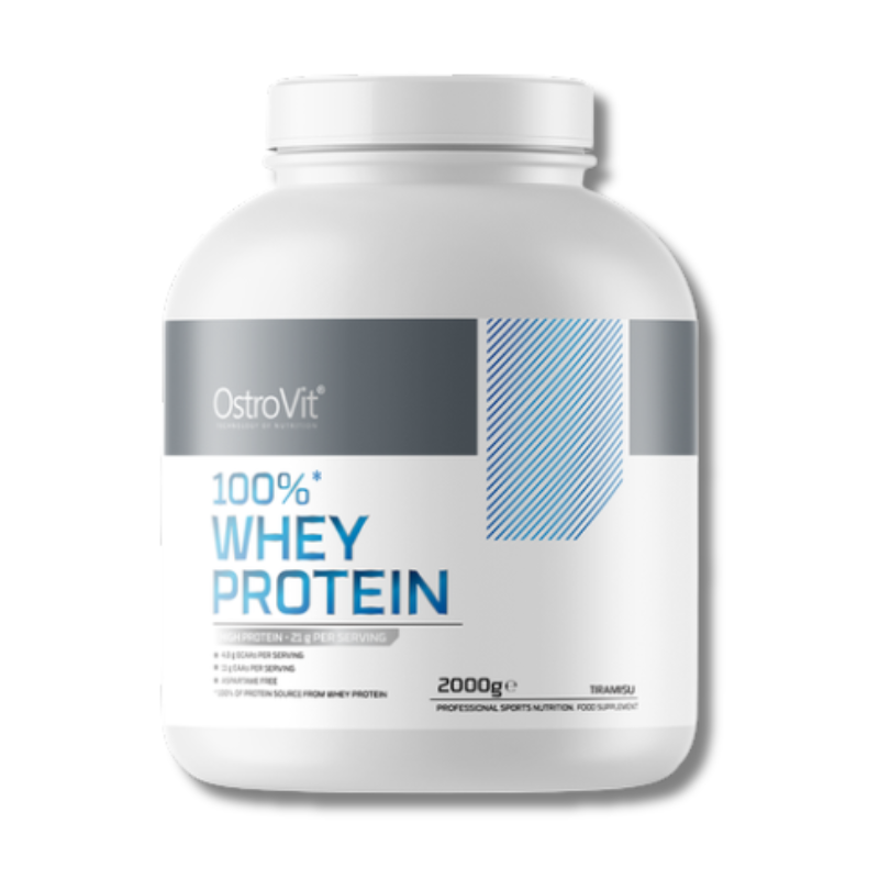 OSTROVIT tiramisu 100% WHEY Protein - 2000 grs / 66 servicios, tiramisu - Imagen 1
