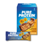 Barras de Proteína PURE PROTEIN 20 grs GLUTEN FREE - 6 unidades / 50 grs,  chocolate peanut butter