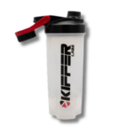 Shaker KIFFER c/batidor Transparente - TAPA ROSCA- 700 ml